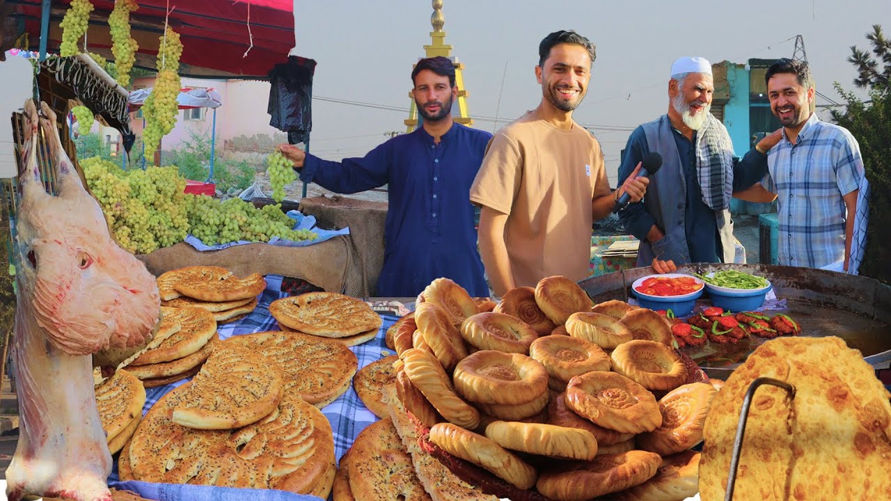 kabul- tajikistan, kunduz province/آغاز صبح در ولایت کندز، کلچه  عسلی، رشاد شمس، گزارش توحید