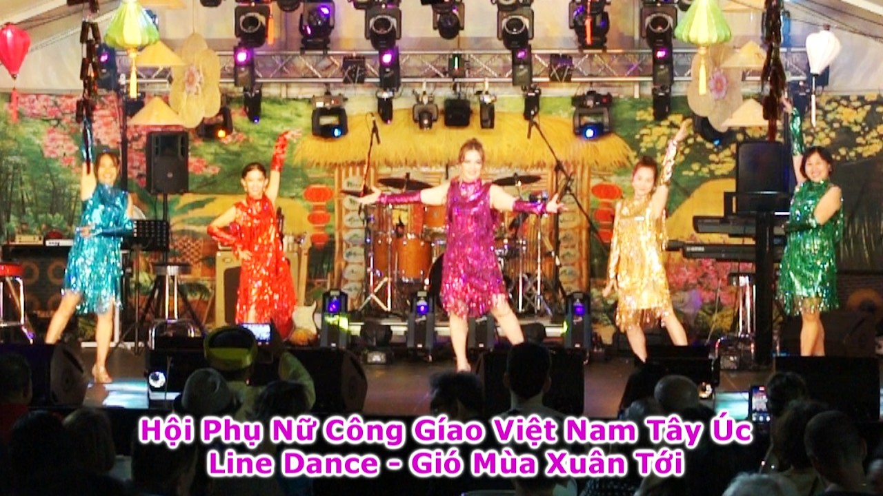 HỘI CHỢ TẾT BÍNH NGỌ 2026 - Hội Phụ Nữ Công Gíao Việt Nam Tây Úc - Line Dance - Gió Mùa Xuân Tới.