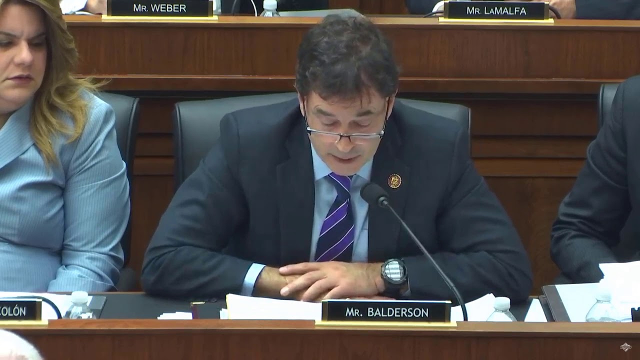 Balderson Amendment to Pipeline Safety Bill Passes Transportation Committee