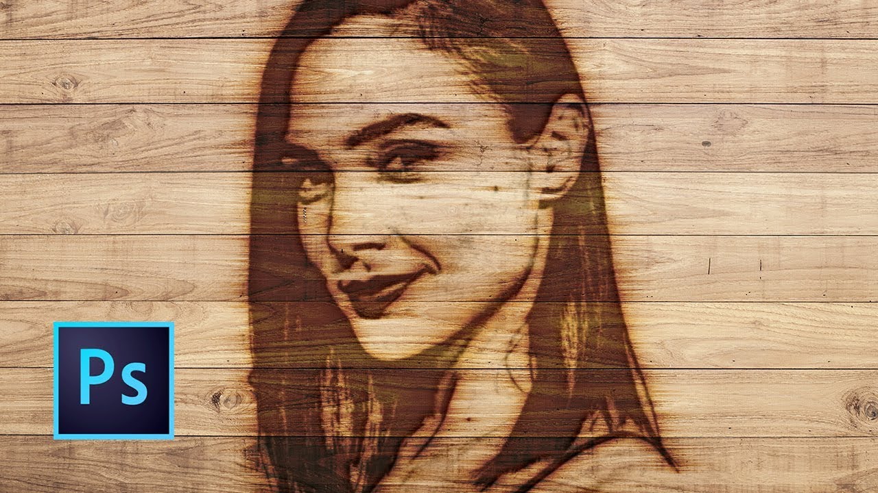 Tutorial Photoshop | Efecto Quemado en Madera