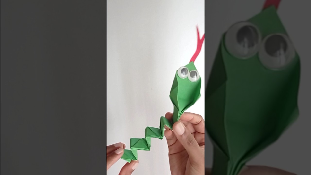 🐍 Wow! Everyone’s Making This Easy Paper Snake!  Try It Now! 