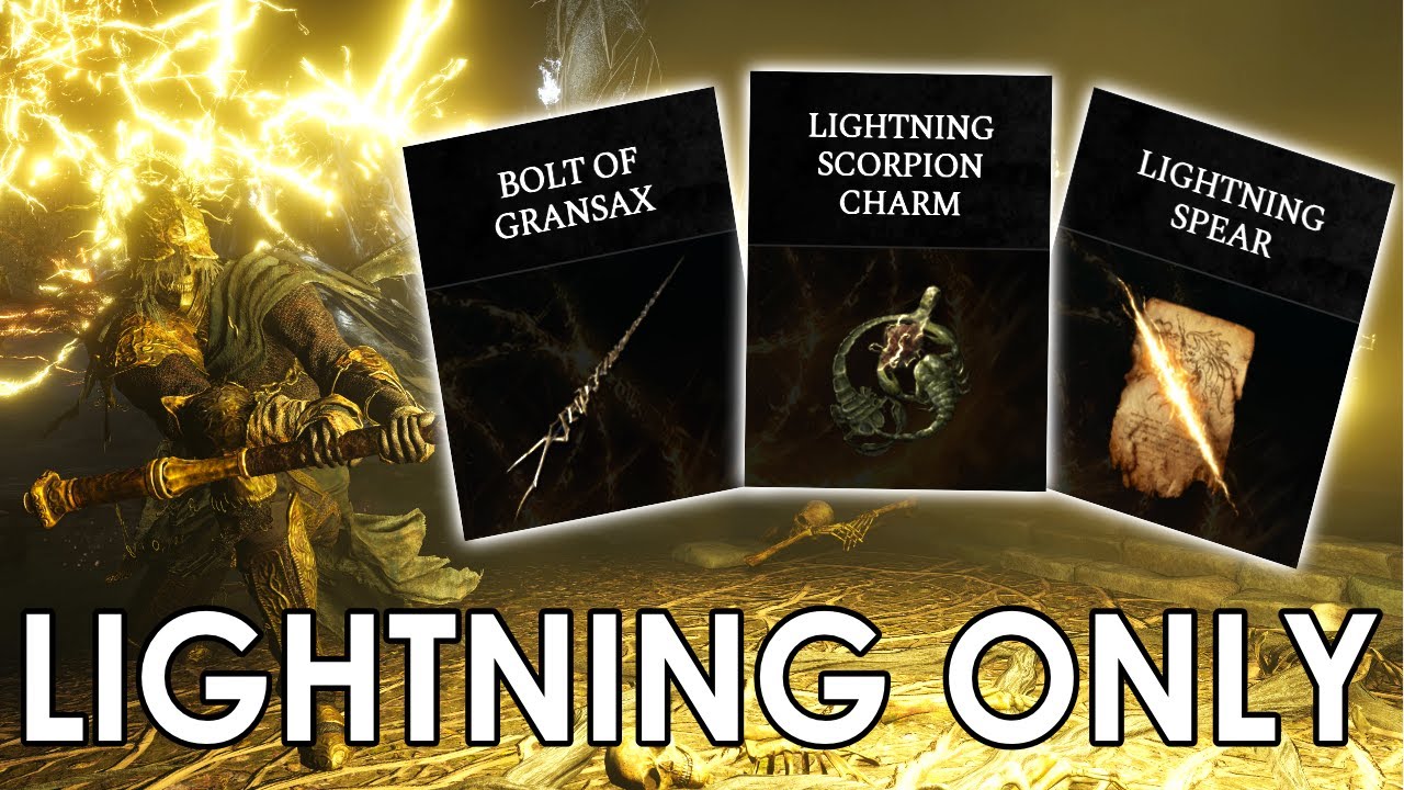 Breaking Elden Ring with LIGHTNING Only