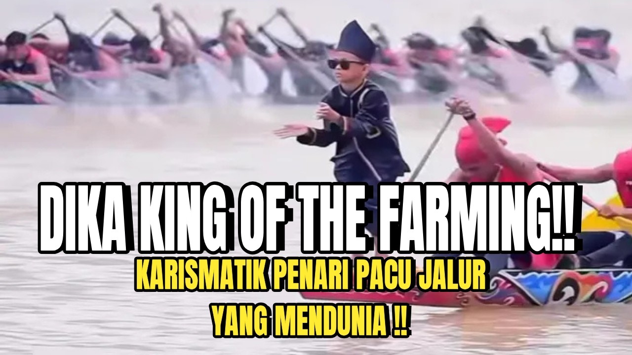 Viral! Inilah Sosok Dika Bocah Penari Pacu Jalur Viral Mendunia | Dari Sungai Riau ke TikTok Global!
