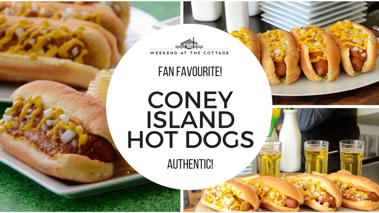 Ultimate CONEY ISLAND HOT DOGS recipe! CHILI DOGS |