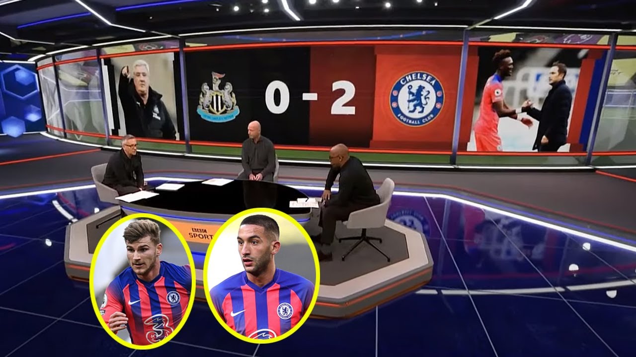 MOTD Newcastle vs Chelsea 0-2 Ian Wright Praises Performance Hakim Ziyech, Abraham, Timo Werner