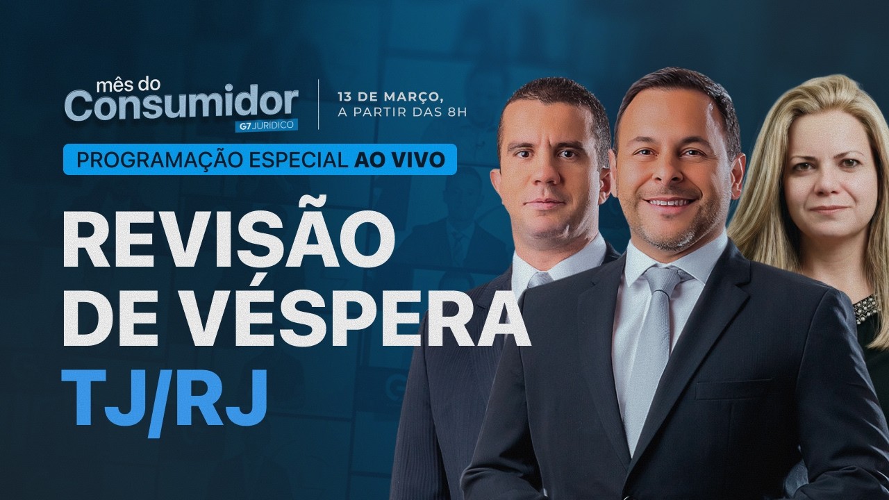 G7 POR 1 | TJRJ - REVISÃO DE VÉSPERA