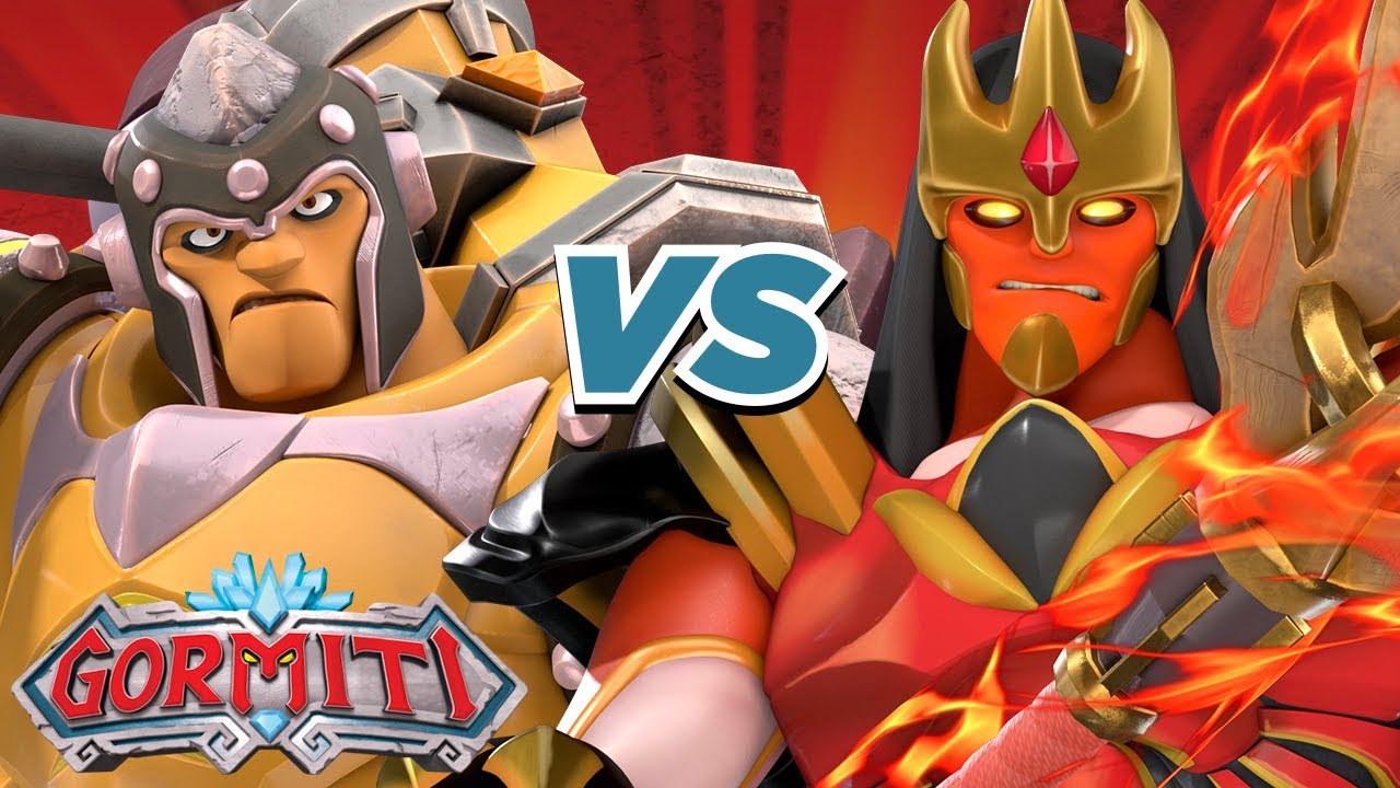GORMITI | BATALLA: Lord Titano vs Lord Keryon