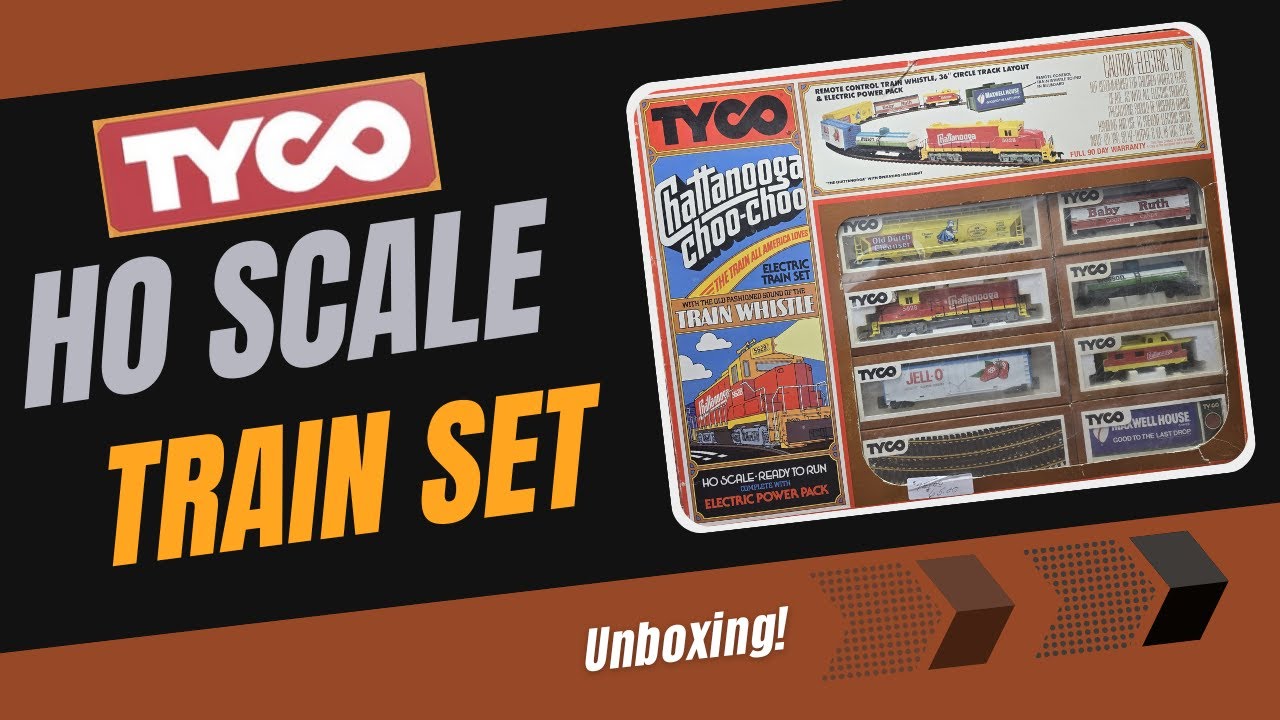Vintage Tyco Chattanooga Choo-Choo Train Set Unboxing and Review - 1977 Diesel Version
