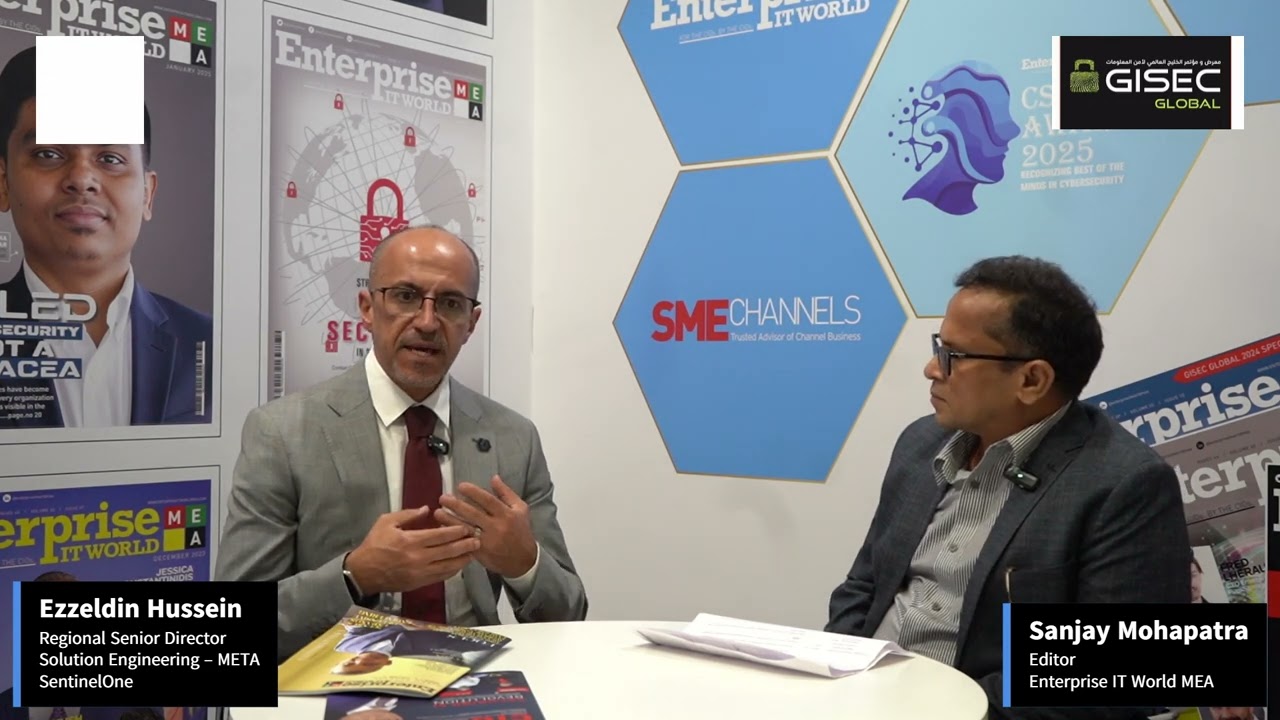 Ezzeldin Hussein, Regional Senior Director, Solution Engineering &ndash; META, SentinelOne #security #ai