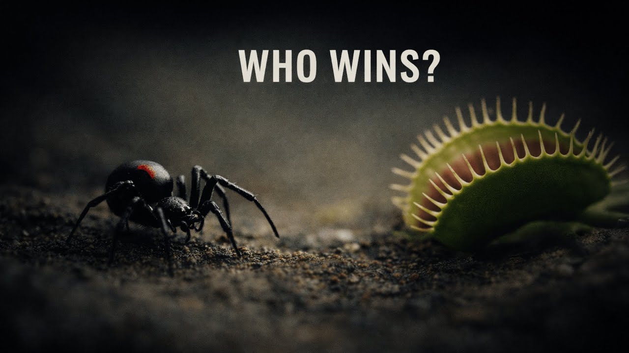 Black Widow vs Venus Fly Trap — The Result Is Totally Unexpected!