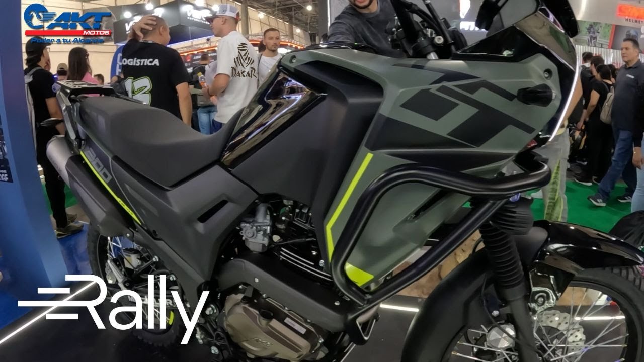 AKT TT200 RALLY con fibra de carbono// Parece una military edition // #F2R2025