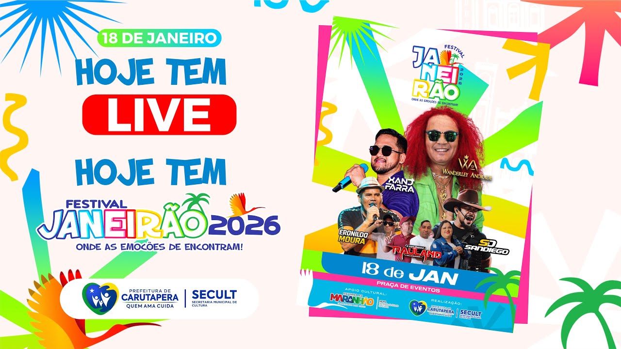 JANEIRÃO 2026 (18/01) - PREFEITURA DE CARUTAPERA