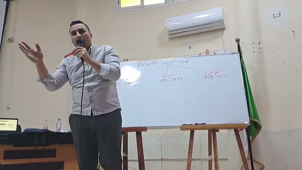 تاريخ : شرح درس المقاومة السياسية   فوزي ابلعيدن