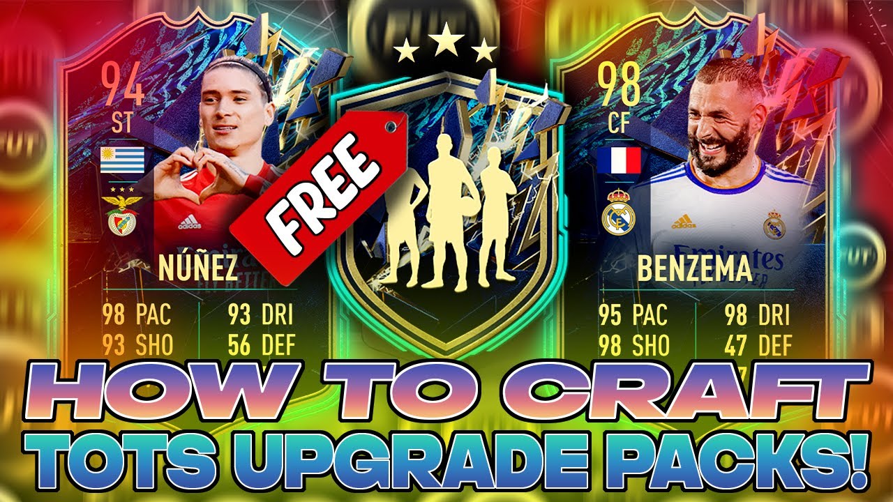 HOW TO CRAFT FREE LA LIGA UPGRADE PACKS! FREE UPGRADE PACKS FOR TEAM OF THE SEASON FIFA 22!