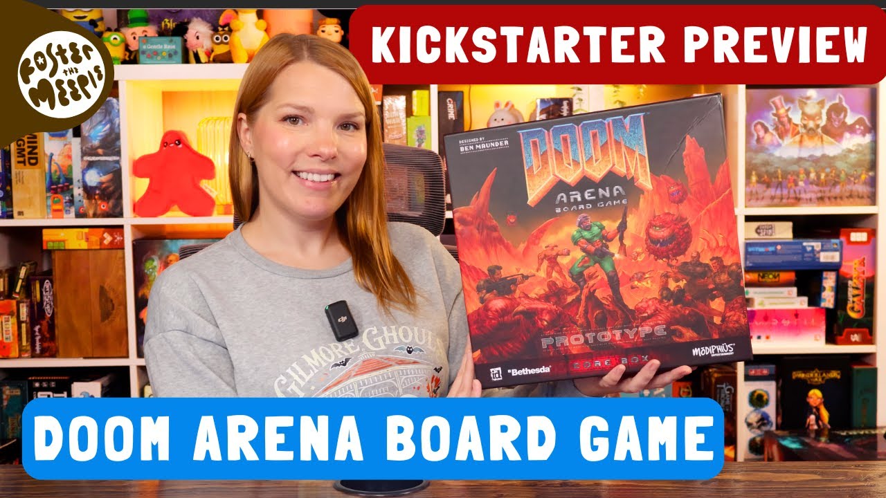DOOM Arena Board Game Preview | Pumped Up Kickstarter