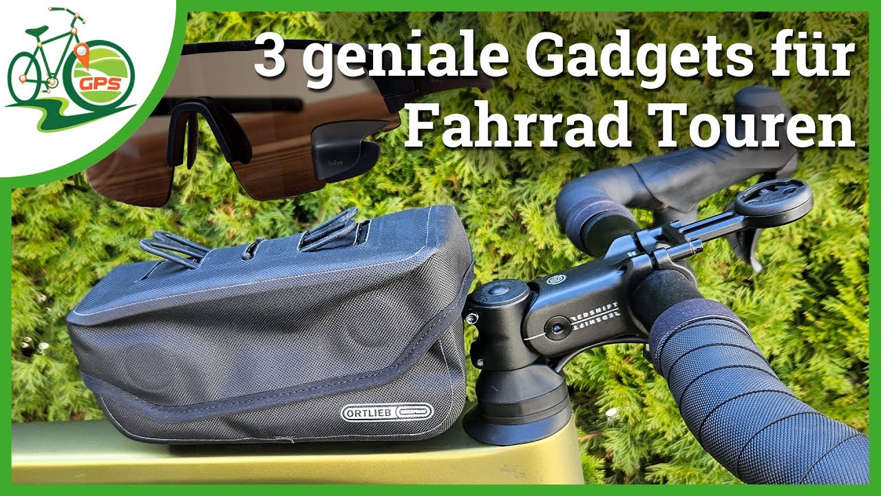 3 geniale Gadgets fürs Fahrrad 🚴 Fahrradtasche 👝 Komfort Vorbau 🕶 Fahrradbrille