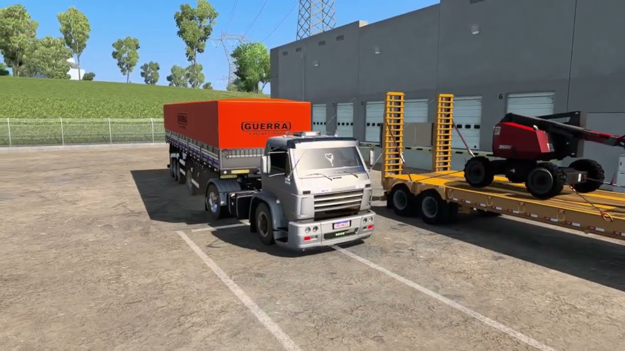 SAINDO COM O COM O VW TITAN QUE ESTA COM O RONCO QUALIFICANDO NO PUXE DA QUANTO EIXOS ETS 2 1.57