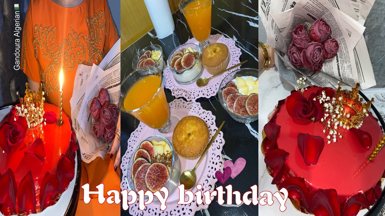 Birthday vlog of an Algerian girl 🇩🇿✨with clothes made in algerian hands🌹🎂
