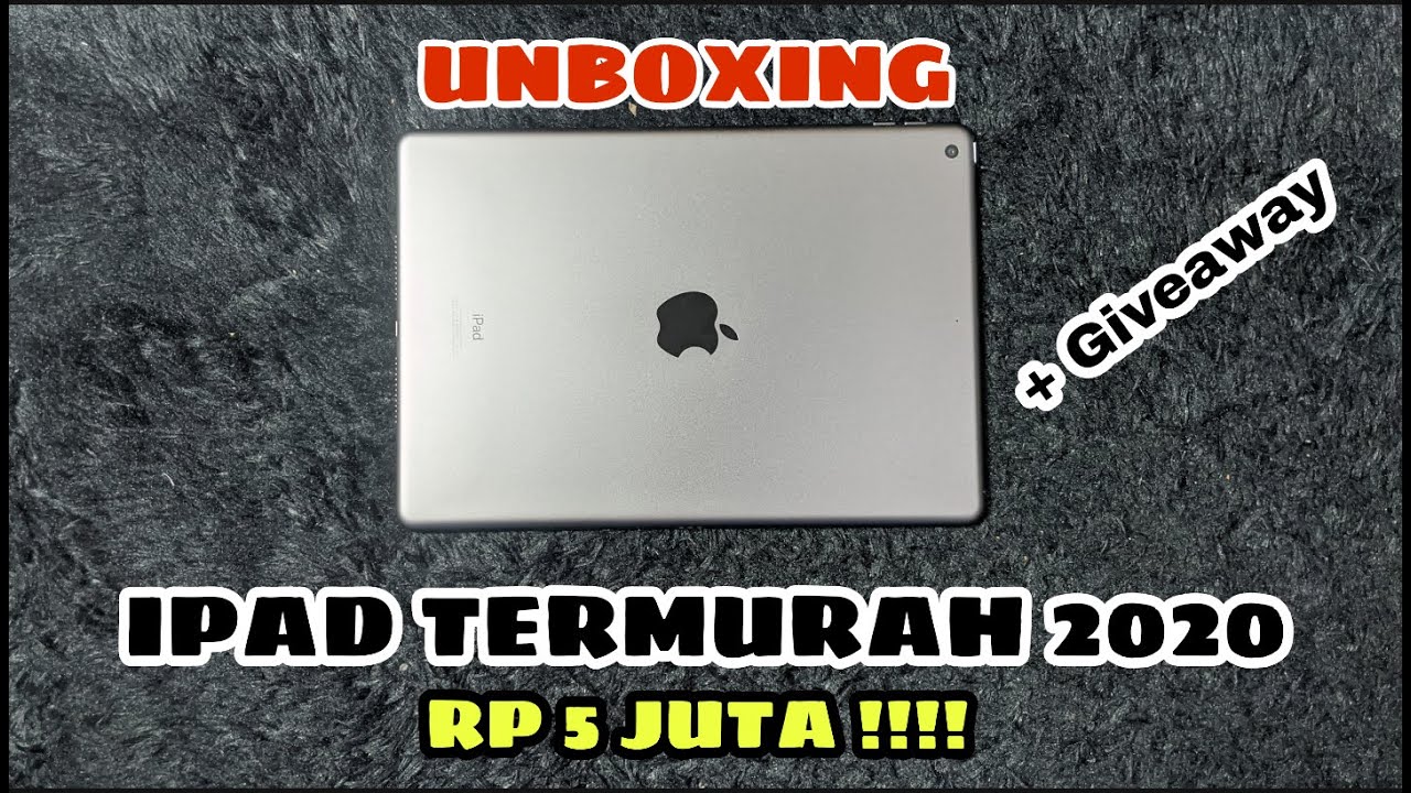 UNBOXING IPAD 8 2020 (INDONESIA), IPAD TERMURAH HANYA 5 JUTAAN + GIVEAWAY