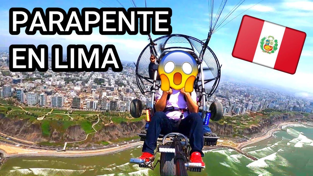 🔥🪂VUELO en PARAPENTE con Motor PARATRIKE Verano 2022 [Costa Verde & Miraflores LIMA - PERÚ]😱VLOG