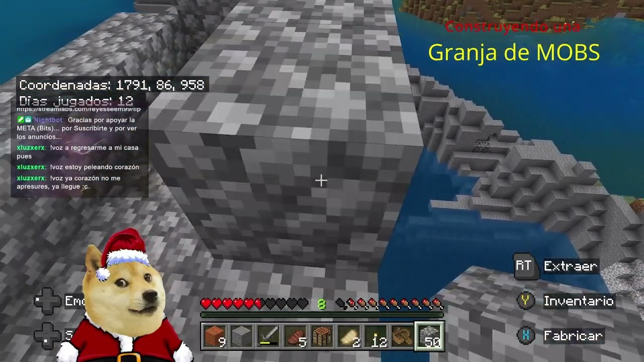 MINECRAFT Granja de MOBS Jugando con Seguidores