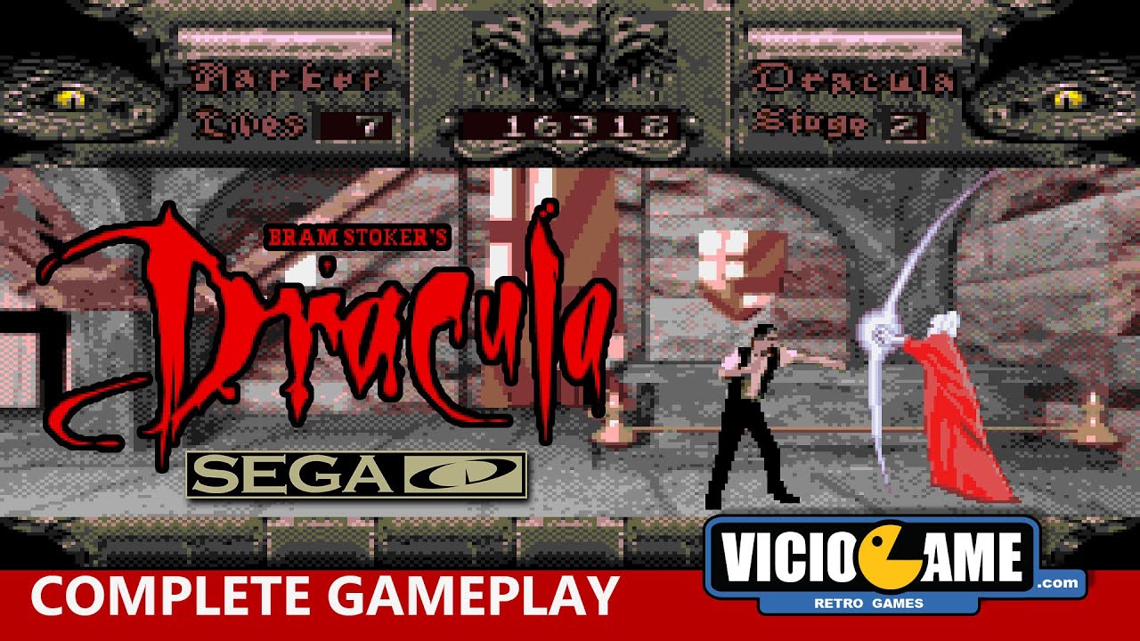 🎮 Bram Stoker's Dracula (Sega CD) Complete Gameplay