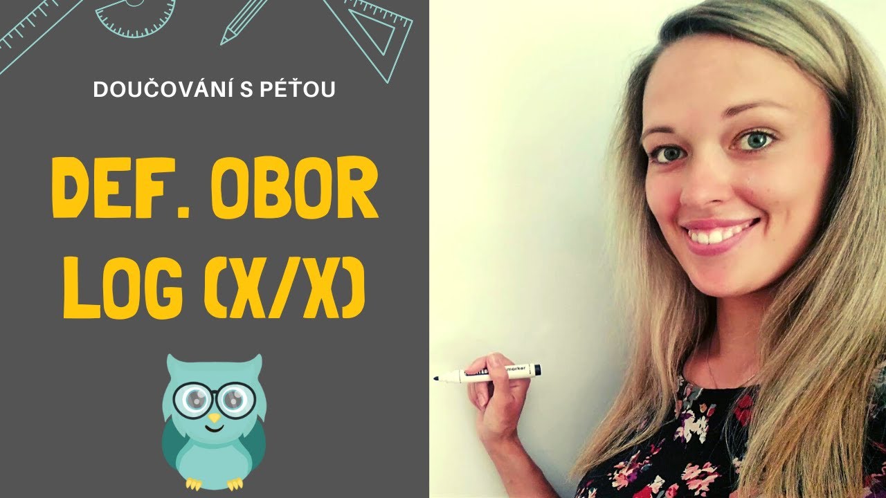 Definiční obor logaritmus zlomku_řešený příklad