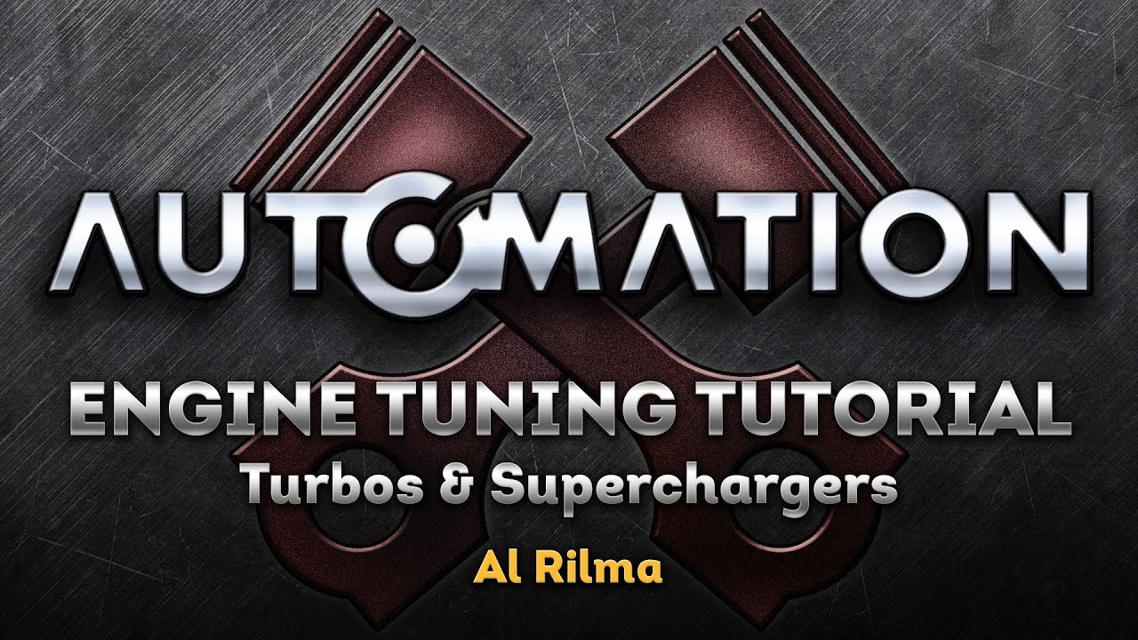Tuning Tutorial - Setting up Turbos & Superchargers - Al Rilma
