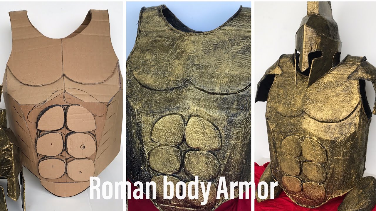 How to make a Roman body Armor (part 03) |DIY Roman body Armor |Homemade Roman body Armor