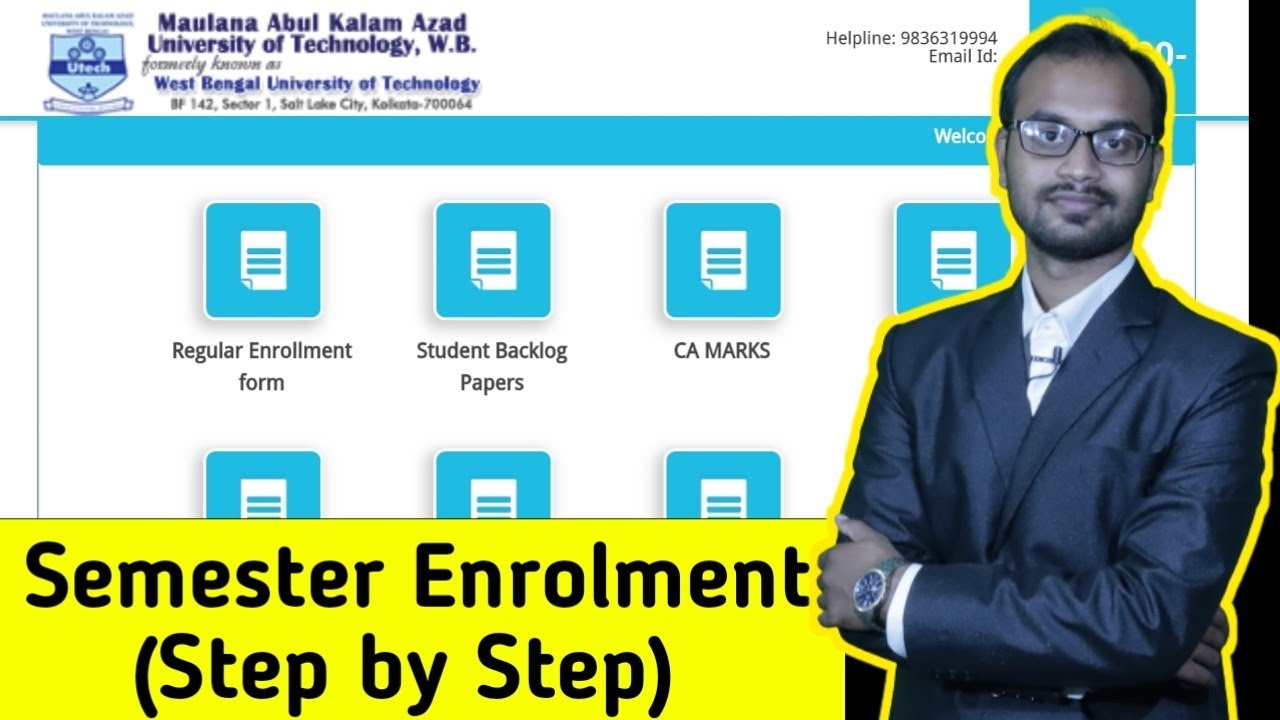 makaut semester enrolment process || how to apply for semester enrolment