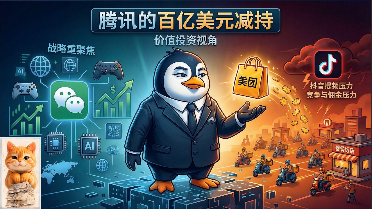 美团跌到多少可以买？复盘腾讯减持背后的深层逻辑【Podcast聽書版】