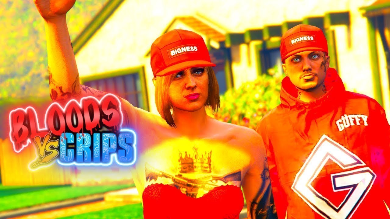 THOT DAUGHTER 1 CRIPS vs BLOODS GANG WAR (GTA 5 RP)