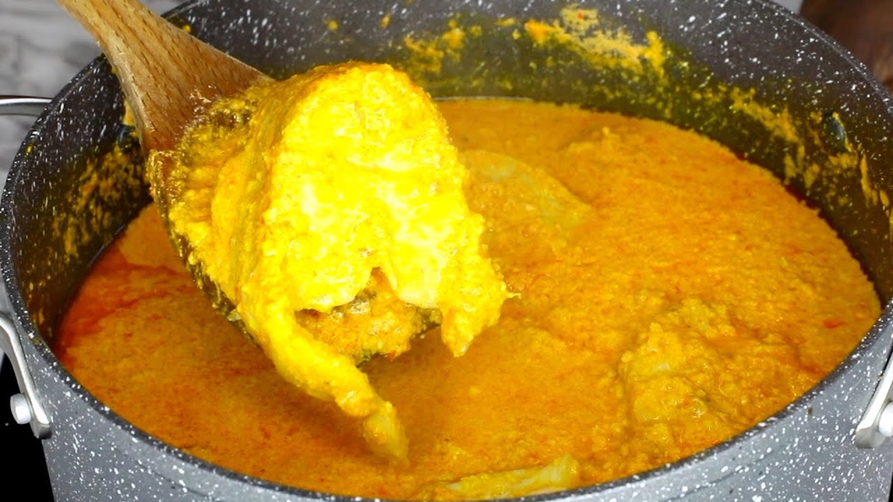 HOW I MAKE RED SEA BREAM EGUSI IJEBU  WITH INGREDIENTS, I FOUND IN LONDON! DELICIOUS EGUSI SOUP.😍❤️