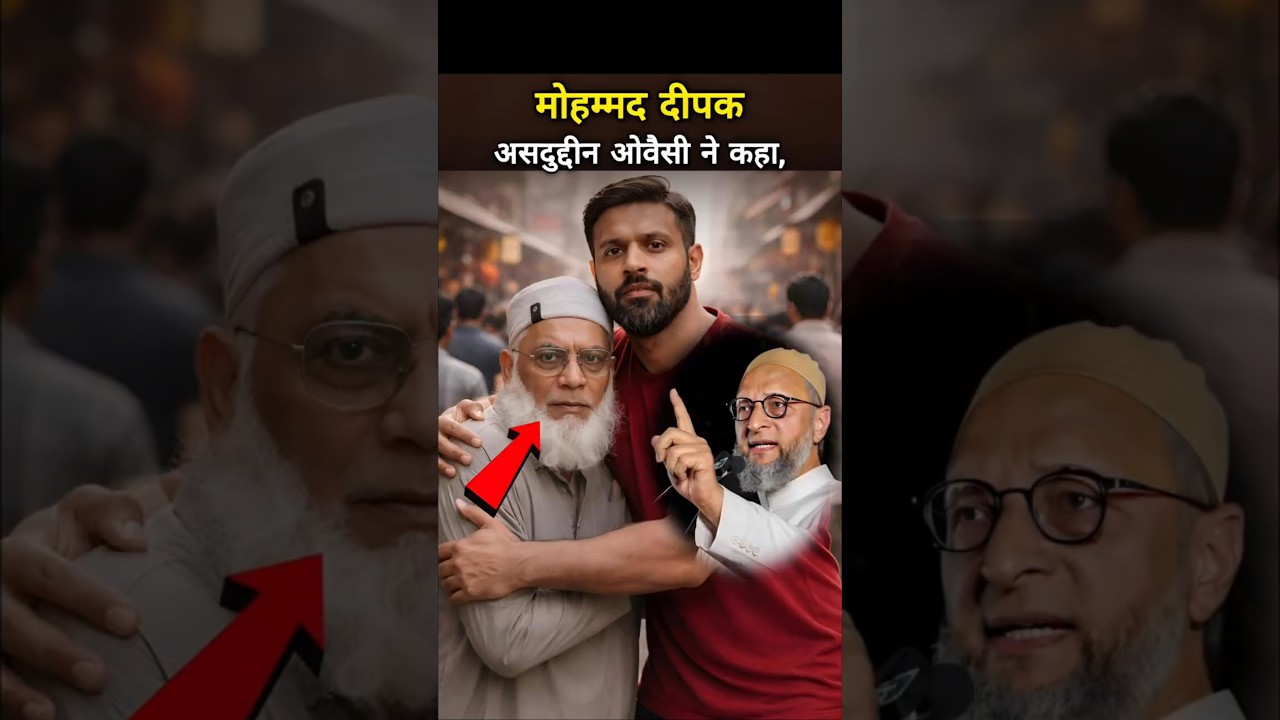 मोहम्मद दीपक पर ओवैसी ने क्या कहा? Mohammad Deepak viral video 