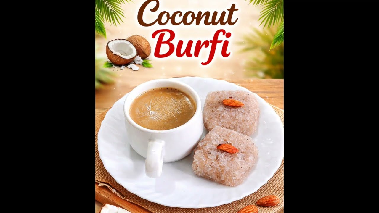 Made with love,  coconut &a lot of sweetness 🥥🤍     #CoconutBarfi #Indiansweets                