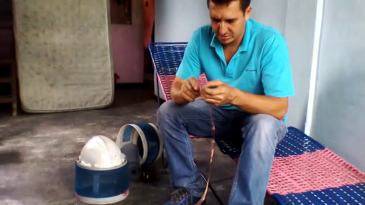 como hacer un casco para trabajar con abejas