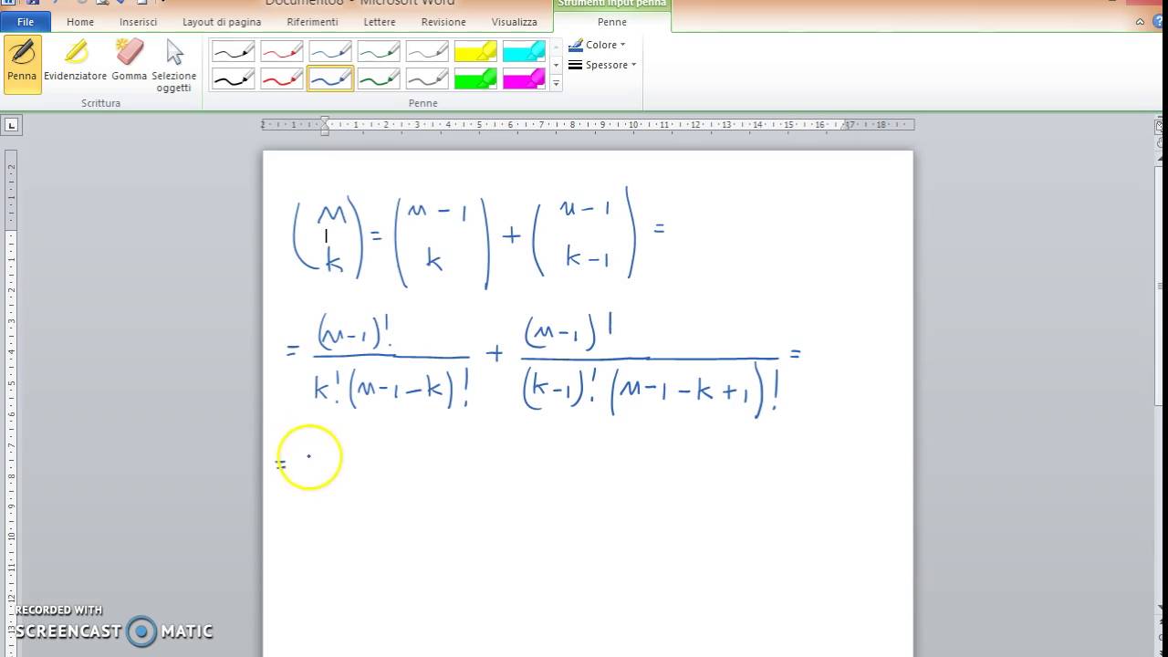 Coefficienti binomiali