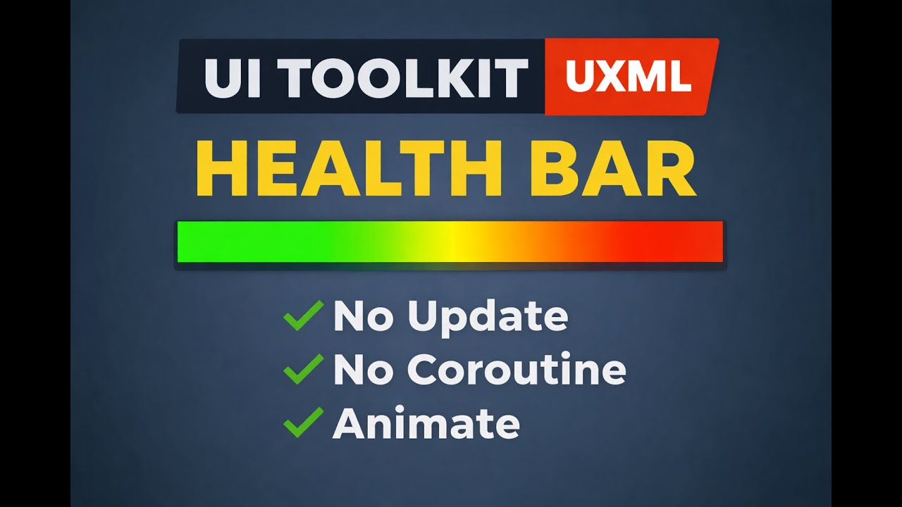 Health Bar Tutorial &ndash; Normalized Values (Unity UI / RPG Maker Concept)