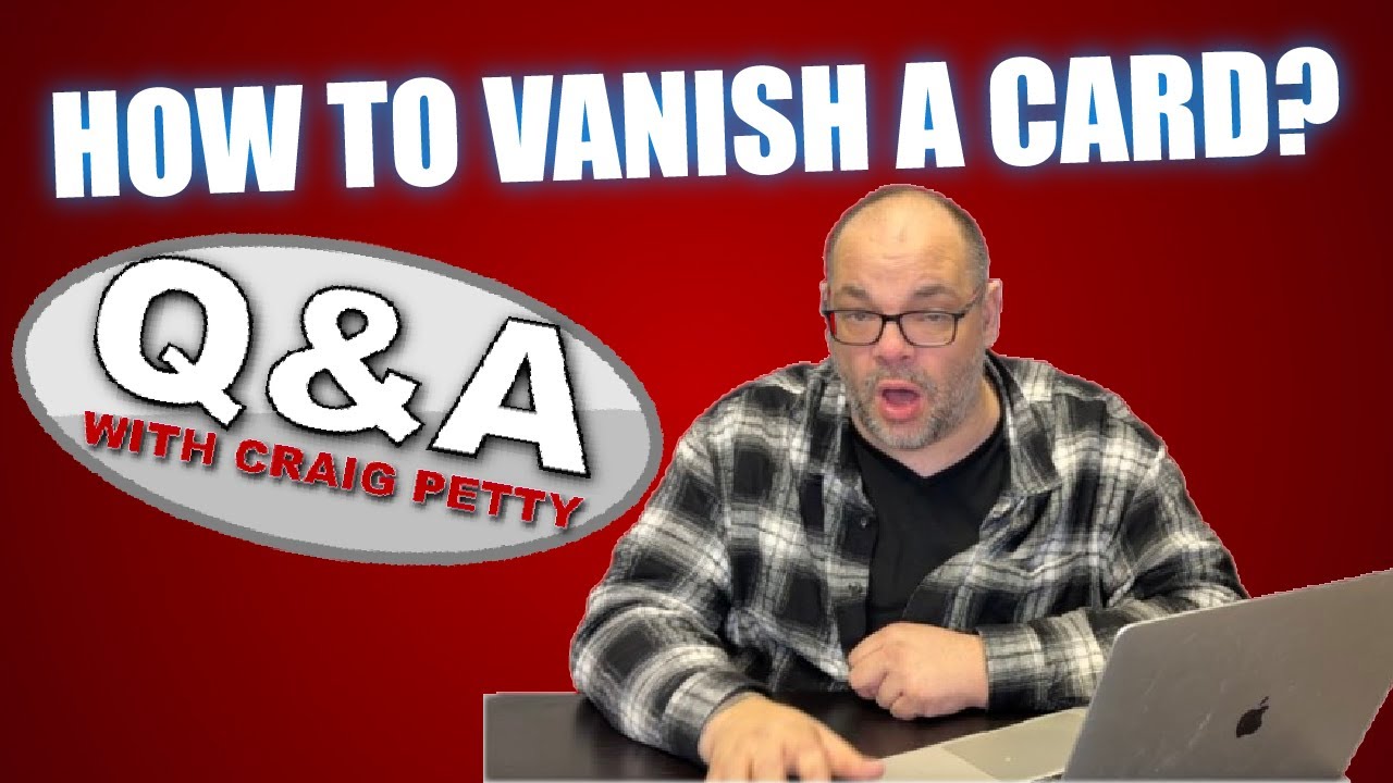 Craig's Tattoos, Card Vanish Tutorials, Best Investments & More! | Q&A With Craig Petty