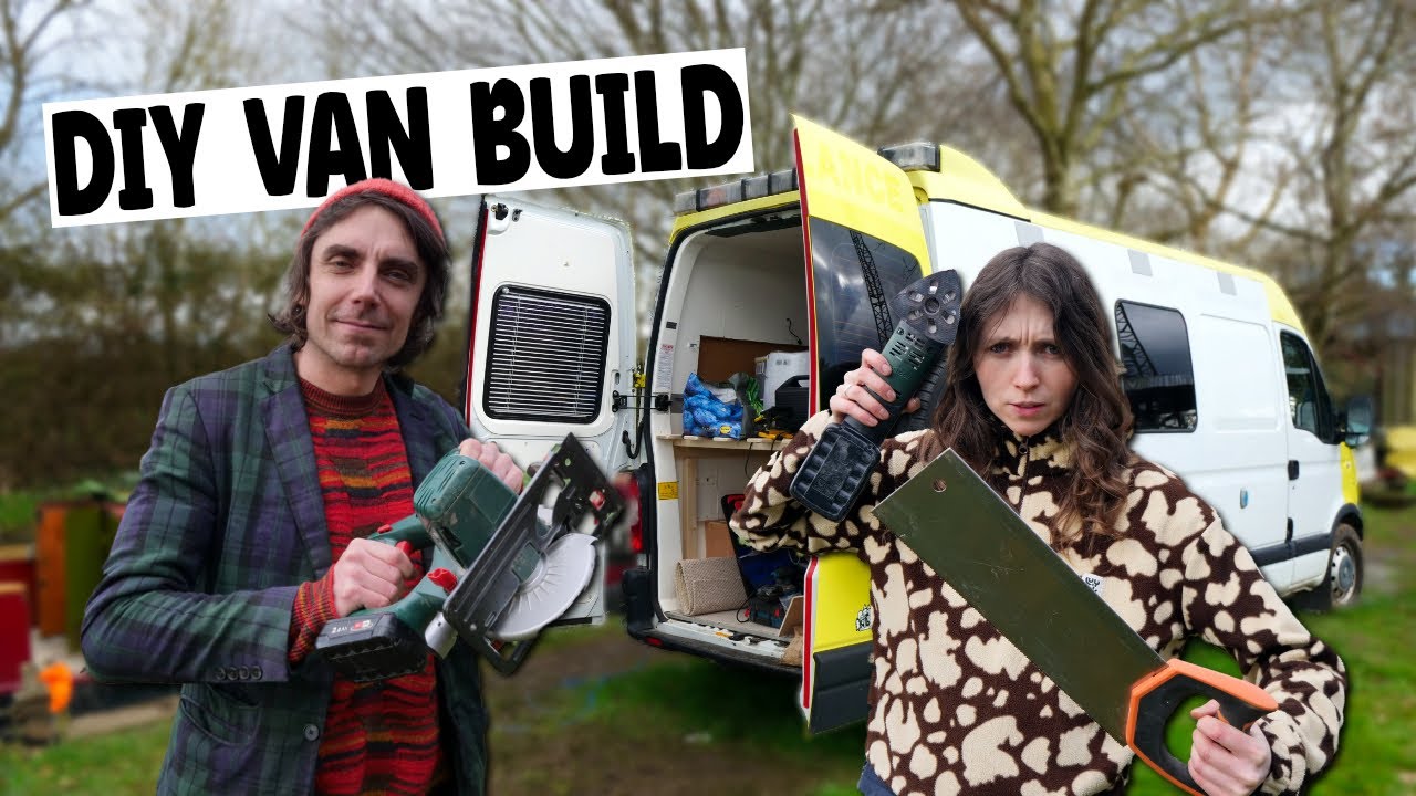 Converting an Ex Ambulance Into A Tiny Home On Wheels in Three Weeks! | Van Life Conversion