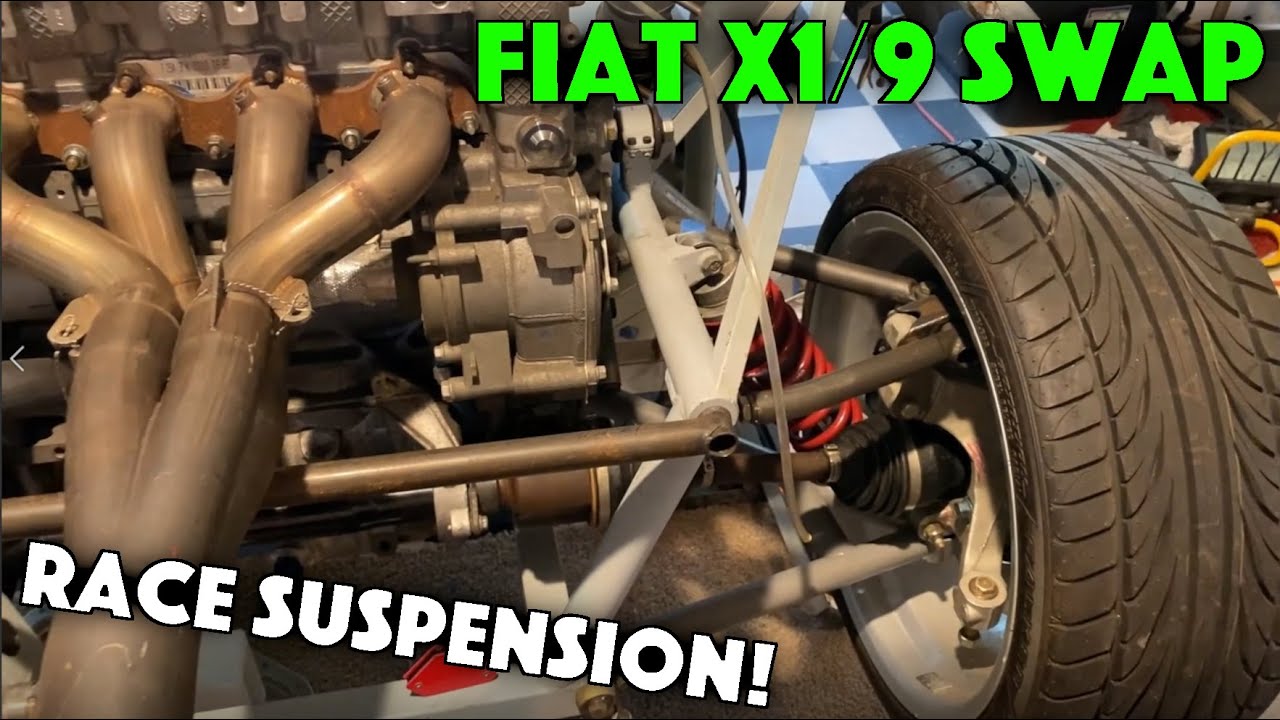 Ep 5. - Fiat X1/9 Swap - Race Suspension, Wide Body, and Cooling System Dive!