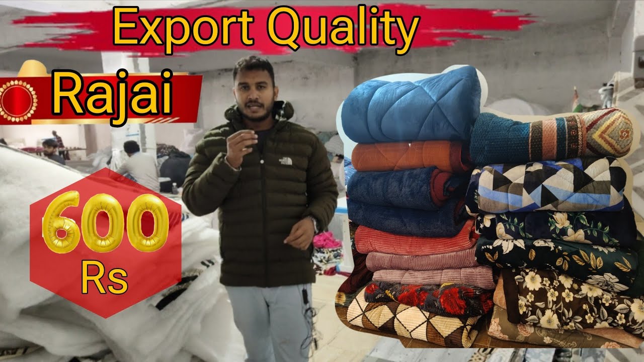 Export Quality Quilts Manufacturing in Panipat Starting Rates 600 double bed Quilt Bhardwaj