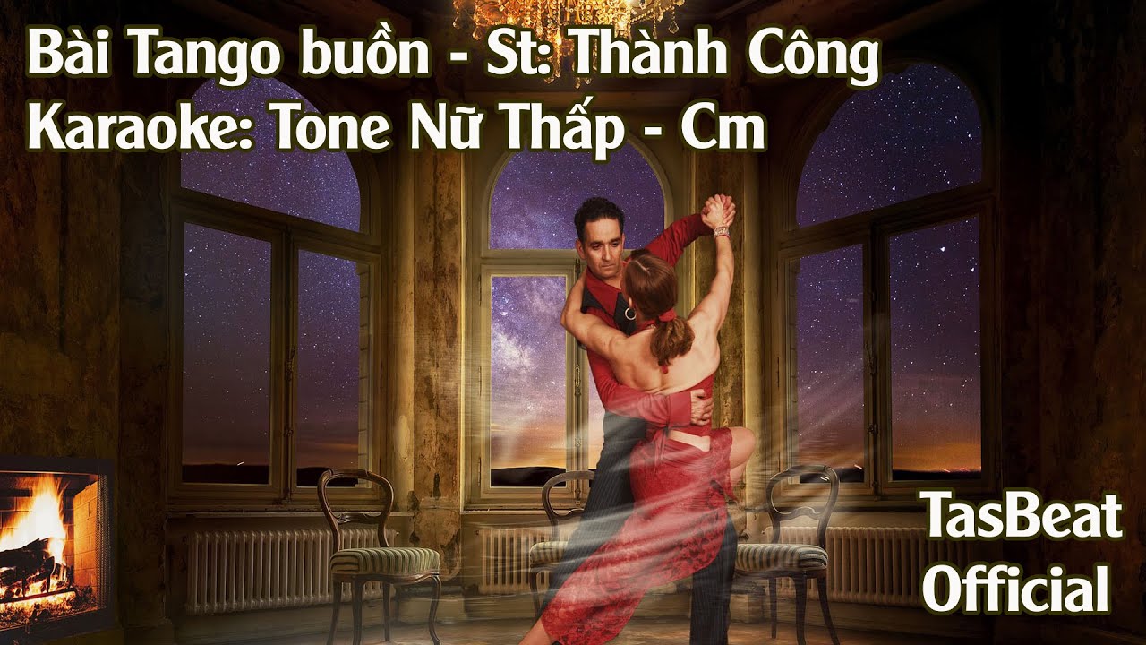 Karaoke Tango Buồn - Tone Nữ Thấp | TAS BEAT