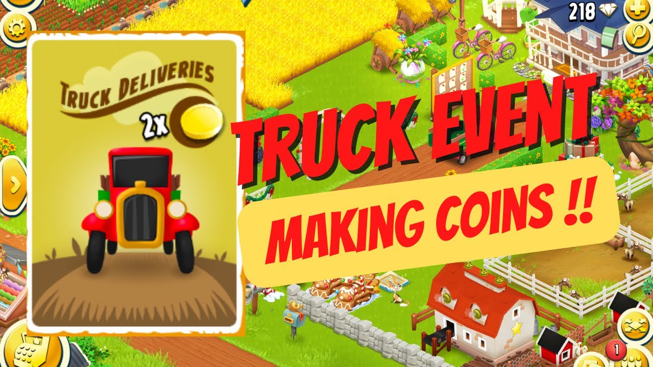 Hay Day | Tips and Tricks to make more coins 🤑🤑(Truck Delivery Bonus Event )