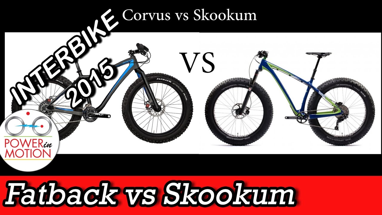 Interbike 2015: Fatback Skookum vs Corvus | Fat Bike Calgary