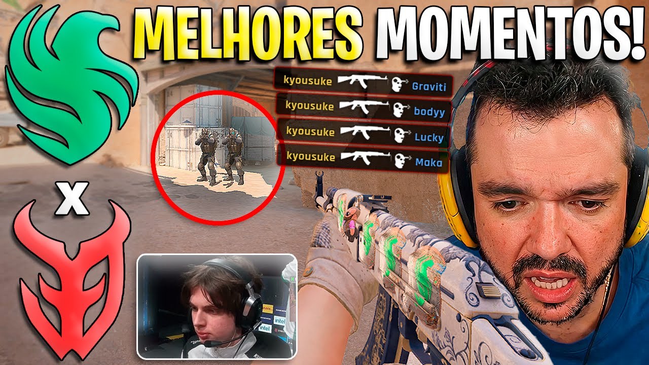 KYOUSUKE FEZ O JOGO DA VIDA!🔥 FALCONS x 3DMAX (MELHORES MOMENTOS) - IEM Kraków 2026 - (GAULES)