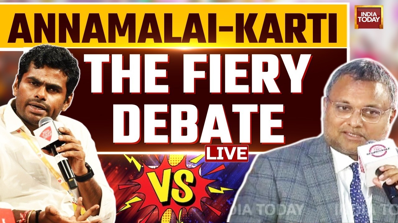 Tamil Nadu Election Debate LIVE: Annamalai Clashes with Karti Chidambaram | Annamalai Debate LIVE