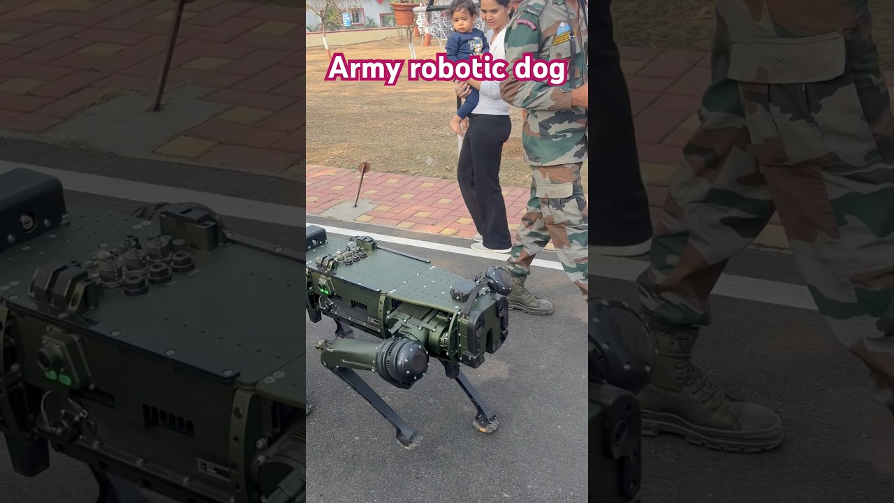 The Indian Army has recently inducted 100 robotic mules (Multi-Utility Legged Equipment)# Army