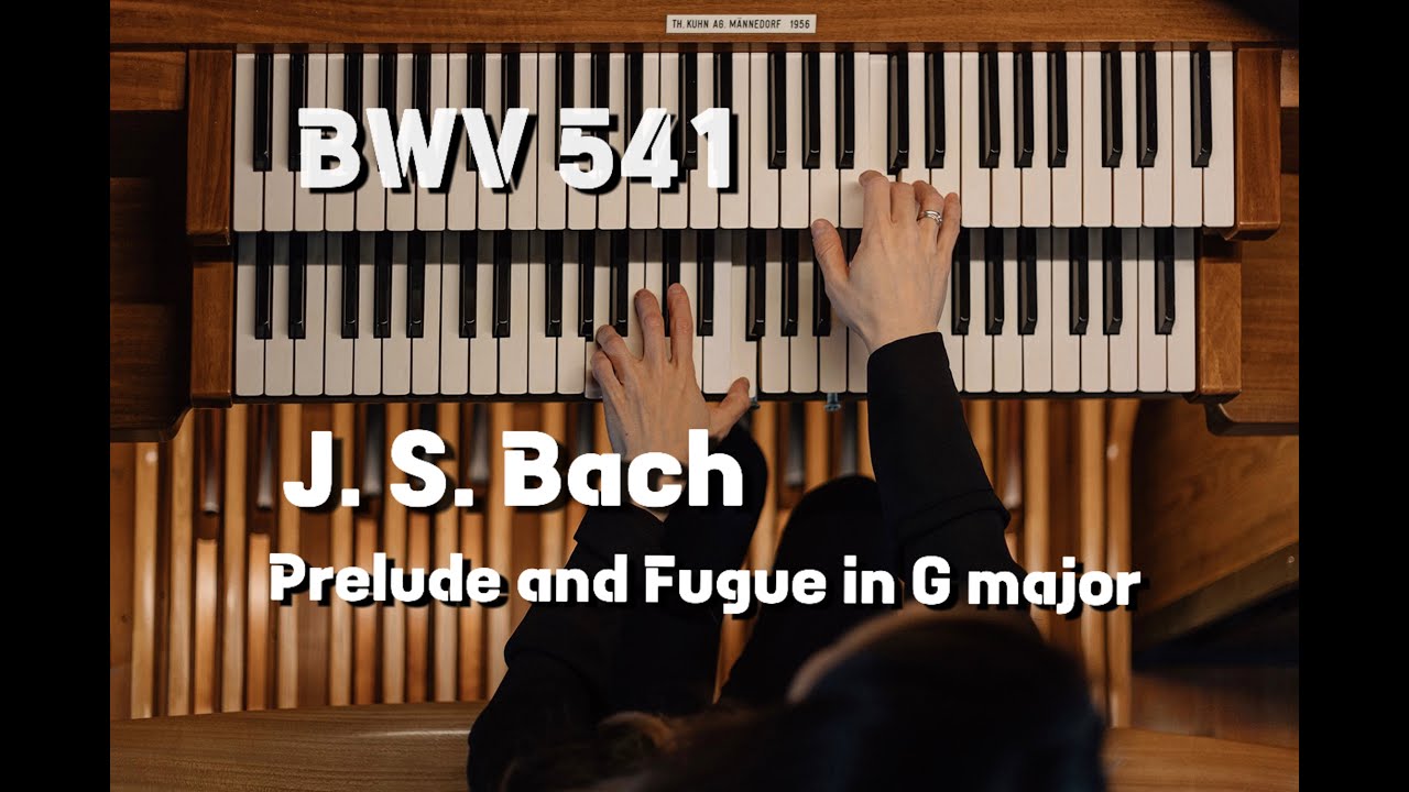 Sofia Korsakova plays J. S. Bach Prelude and Fugue in G major BWV 541
