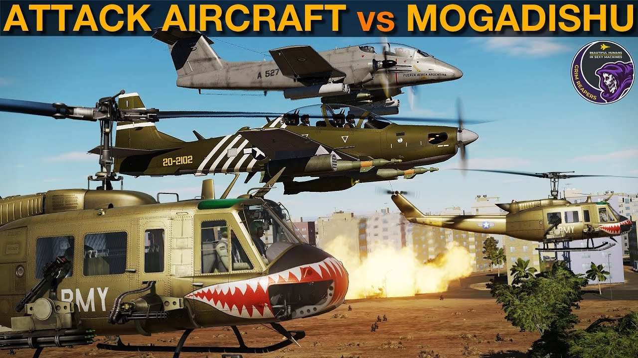 Could Tucano, Pucara Or Huey Gunships Have Won The 1993 Battle Of Mogadishu? | DCS Tournament